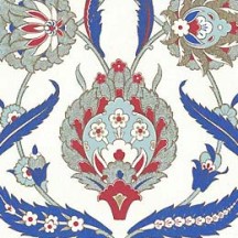 Red and Blue Florentine Cartouche Print Paper ~ Rossi Italy